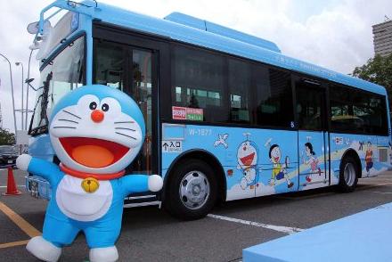 藤子不二雄博物馆往返巴士开通 让哆啦A梦陪你坐巴士
