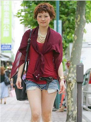 用热裤玩转属于夏天的日系风潮