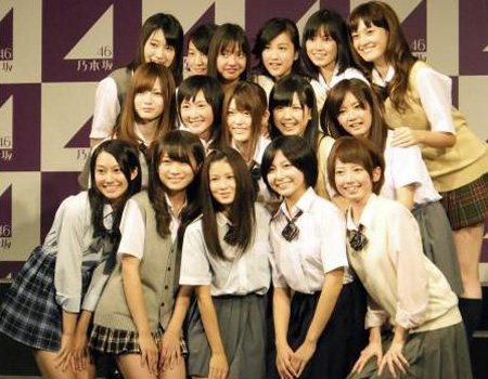 少女组合“乃木坂46”新成立 AKB48劲敌正式出现