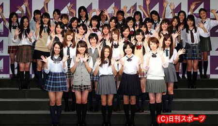 少女组合“乃木坂46”新成立 AKB48劲敌正式出现
