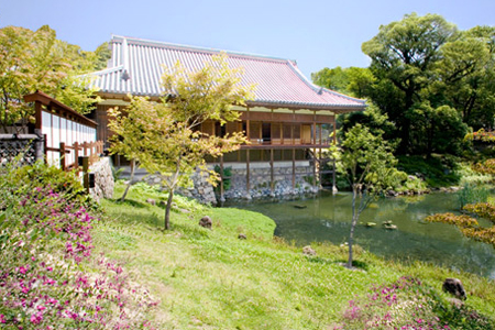 【日本旅游】"书院造"形式建筑小仓城庭园,在小仓城的藩主小笠园氏的