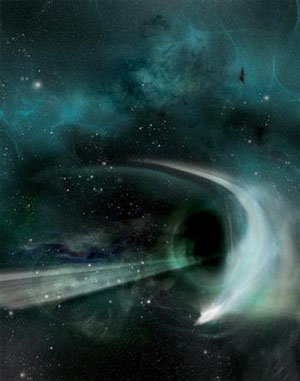 日美研究团体首次观测到星体被巨大黑洞吞噬现象