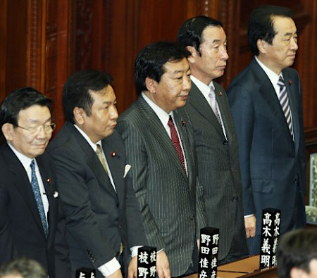 日本众议院全会指名野田佳彦为新首相