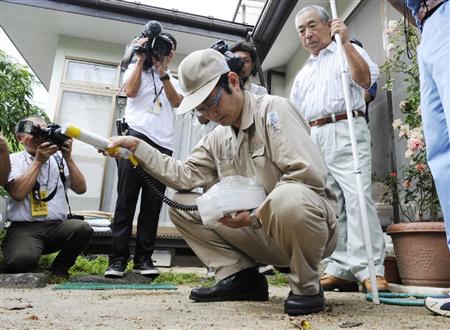 福岛县开始对居民区进行放射线检测