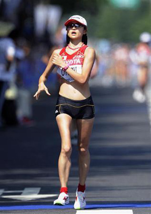 世界田径锦标赛 日本无缘女子20公里竞走奖牌