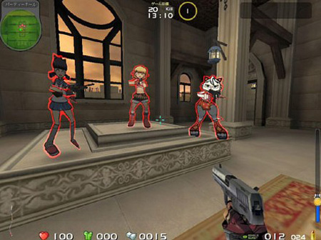 PC人气萌系FPS网游《纸片人》动画版部分人设图＆截图放出