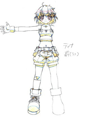 PC人气萌系FPS网游《纸片人》动画版部分人设图＆截图放出