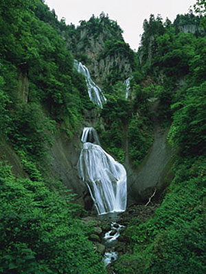 七段阶梯 北海道羽衣瀑布