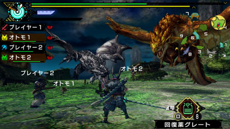 PS3《怪物猎人携带版 3rd HD Ver》再次公布游戏最新画面