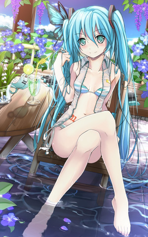 萌妹子！初音未来美腿同人图集