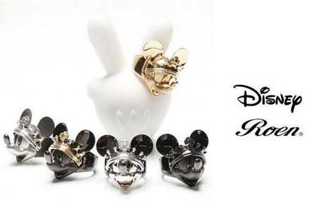 Roen&Disney联合发布皇冠米奇戒指