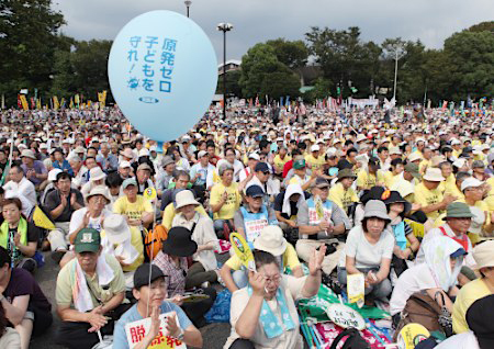 日本爆发大规模反核集会游行活动 要求废止所有核电站