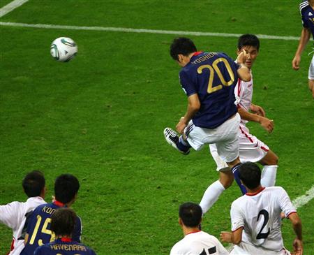 世界杯预选赛亚洲区 日本1-0绝杀朝鲜