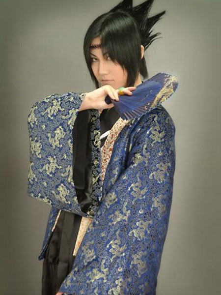 性别难辨！？女版宇智波佐助cos图？