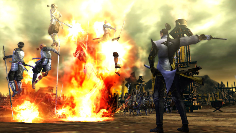 ps3wii战国basara3宴新加武将松永久秀蹂躏杂兵视频