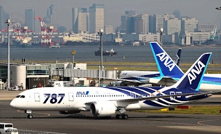 全球首架最新型波音787客机35%为日本制造