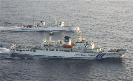 日海上保安厅称今晨2艘中国渔政船驶入钓鱼岛“毗邻水域”