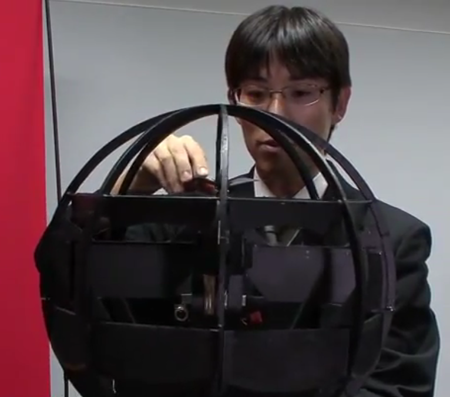 日本研发出首款可自由飞行的球体飞行器