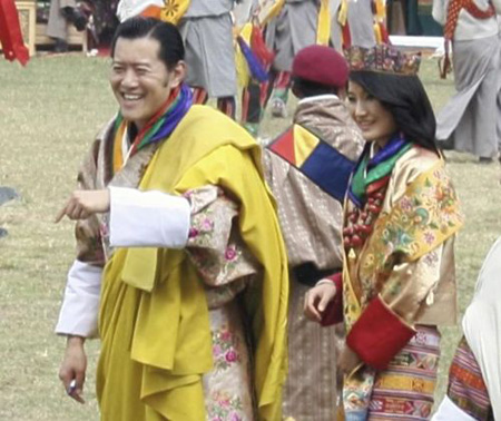 不丹国王昨日大婚 婚后将赴日本访问
