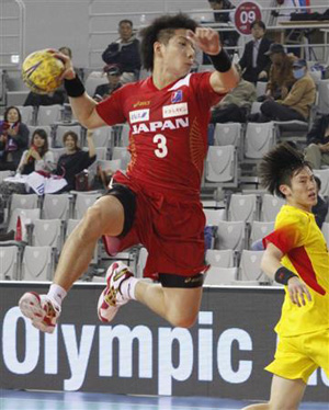 伦敦奥运会男子手球亚预赛日本队胜中国队