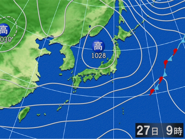 气象厅称“枯木1号”寒风来袭 东京进入冬季时节