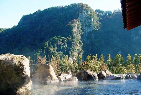 大分县红叶露天浴场