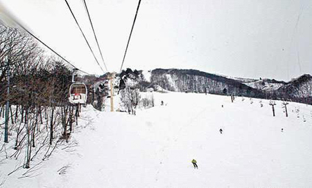 冬季日本滑雪者的天堂