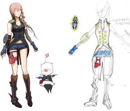 大岛优子出演《最终幻想13-2》CM 为游戏设计服装