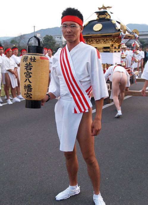 日本三大裸祭之一若宫八幡秋季大祭裸祭