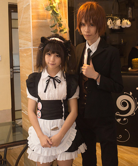 万圣节大宅下的女仆与执事 广州首家女仆执事咖啡屋