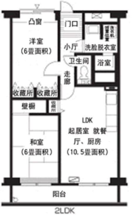 日本住宅大小与房间布局