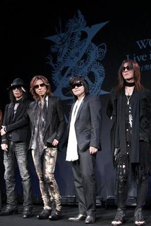 X JAPAN东京开唱  声援震灾后重建