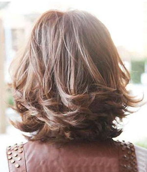 日系齐肩中发的5个绝美瞬间