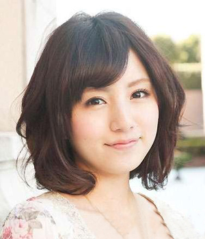 日系齐肩中发的5个绝美瞬间