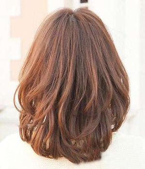 日系齐肩中发的5个绝美瞬间