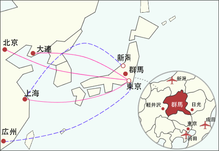 前往群马县交通信息