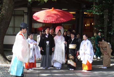 日本奇特的传统结婚习俗