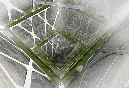 墨西哥一公司设计了深入地下300米的大楼 仿若EVA地下都市