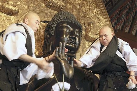 日本药师寺清洁药师如来坐像 喜迎新年