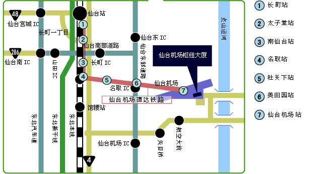 仙台机场的交通信息