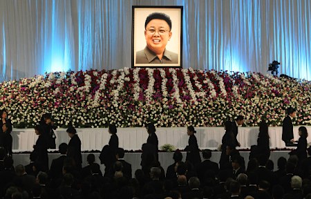 朝鲜主席金正日逝世 在日朝鲜人纷纷举行追悼会
