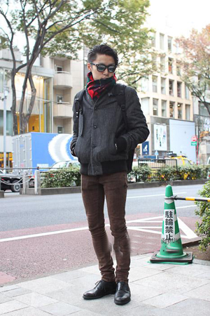 日本细节街拍----过一个时尚的复古暖冬！（复古潮男篇）
