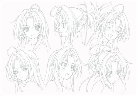 织田信长成萌娘!《织田信奈的野望》主要角色人设图公开