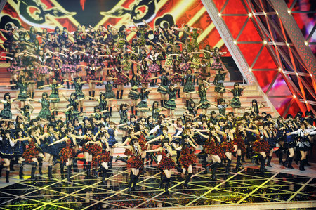 nhk举行第62届红白歌会 地震灾区收视率高