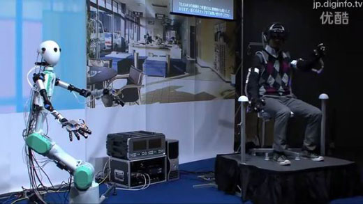 庆应大学开发一款“分身机器人” 可与操作者共享感官刺激