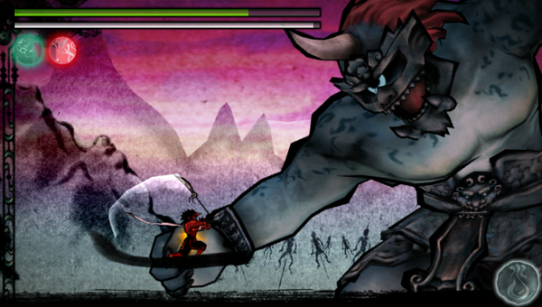 PSV水墨风格动作游戏《墨鬼》1月25日放出试玩版