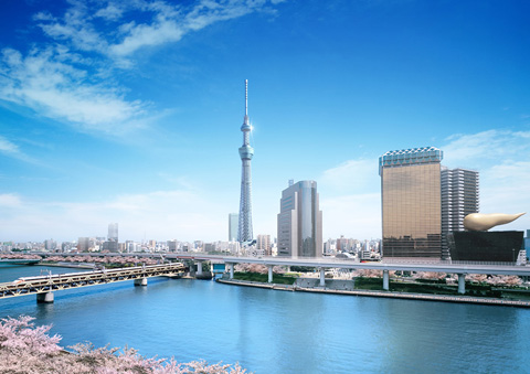 世界第一高塔东京天空树今天竣工 5月即可瞭望美景