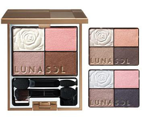 Lunasol2012春季眼影盒  打造宛如“桃香”玫瑰花瓣精致妆容