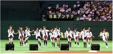 AKB48将在巨人队开幕战上与观众齐唱国歌