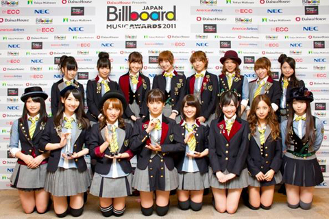 Billboard JAPAN •AKB48夺4奖 水树奈奈二连冠